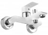 REA - Bateria wannowa BLOOM White Chrome  Biało-Chromowa